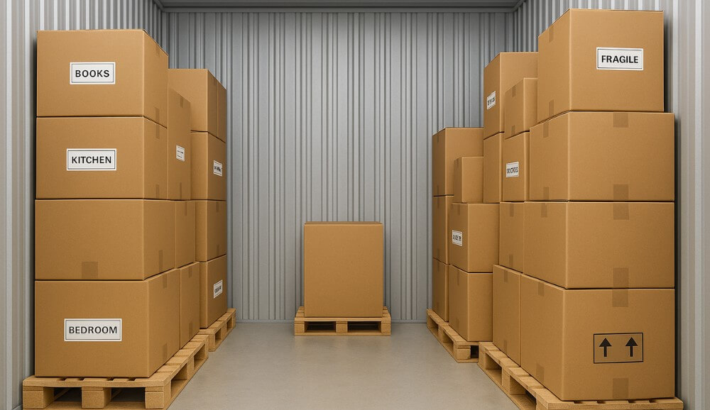 Smart Tips for Organizing Boxes in Storage Safely